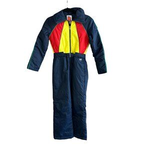 Skyr Vintage 80s 90s Colorblock Snowsuit Size Junior Medium
